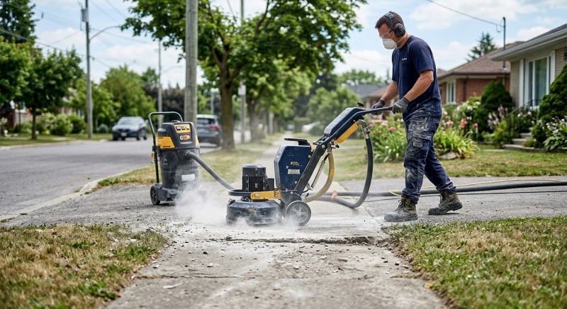 Concrete Sidewalk Grinding Service